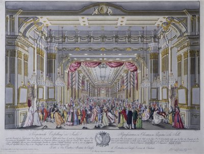 Ball following the coronation of Leopold II as king of Bohemia in Prague in 1791 by Caspar Pluth